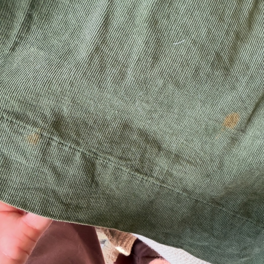 Anthropologie Olive Wide-Leg Corduroy  Pants - Picture 7 of 7